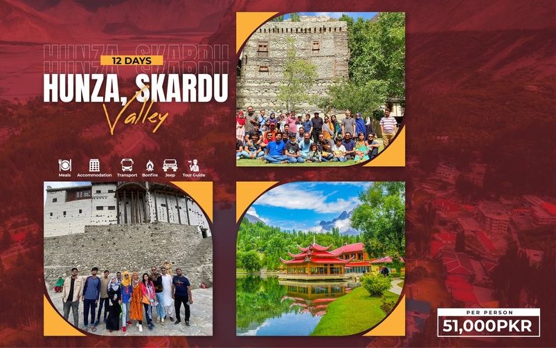 12 Days Tour to Hunza & Skardu  ( 17 - 28 May )