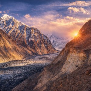 Hopar Glacier
